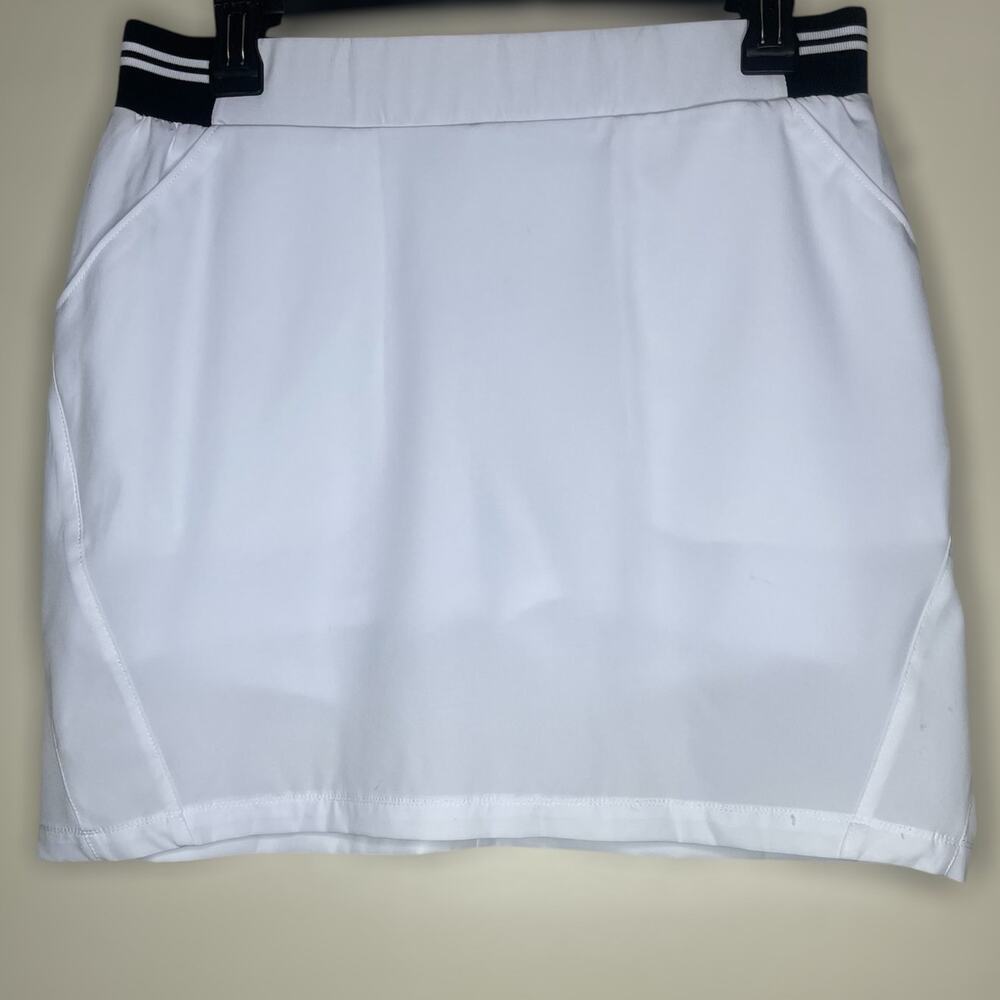 Tee Time Golf Skort w Pockets SMALL White Pickleball Tennis Sports Athletic NEW